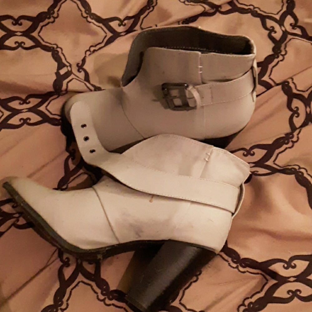 High heeled ankle boot